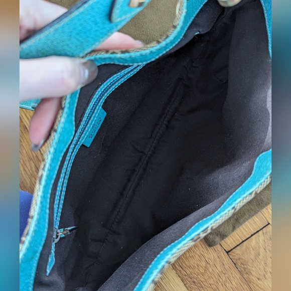 Gucci GG Jackie Shoulder Bag with Tiffany Blue trim - Picture 16 of 17